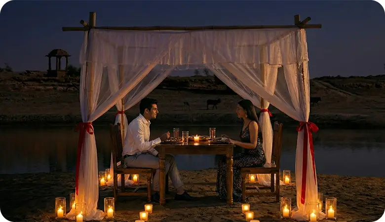 romantic-dinner-at-oasis-jaisalmer
